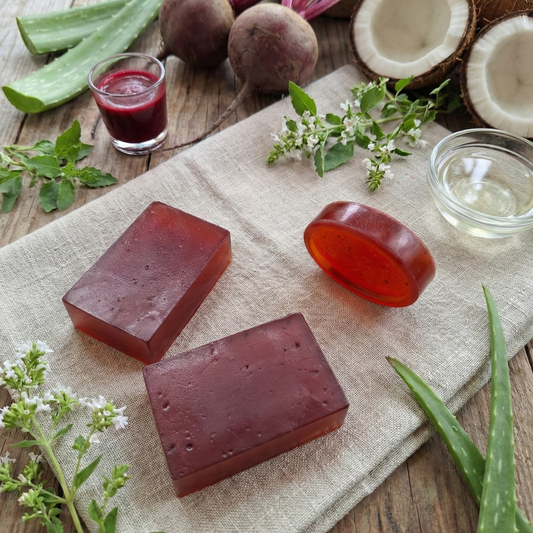 BEETROOT HERBAL SOAP For Pigmentation Control & Moisturizing