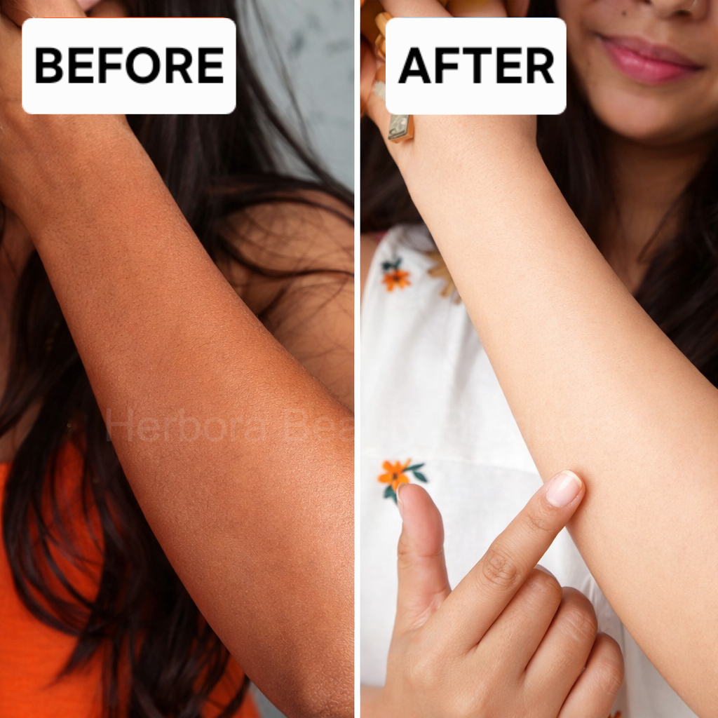 Before and after result