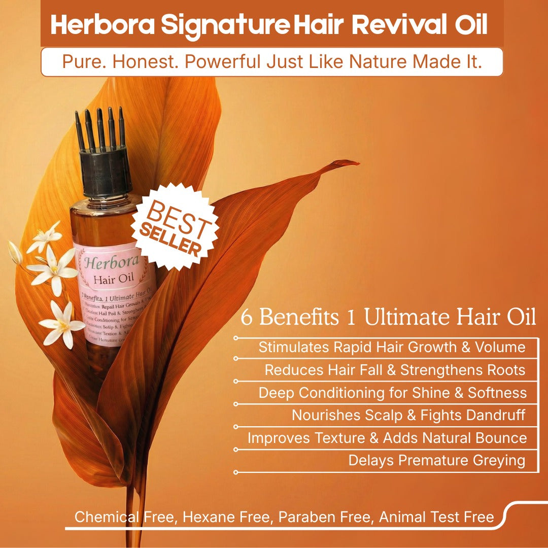 HAIR REVIVAL OIL (Best for Hairfall Control and Regrowth)