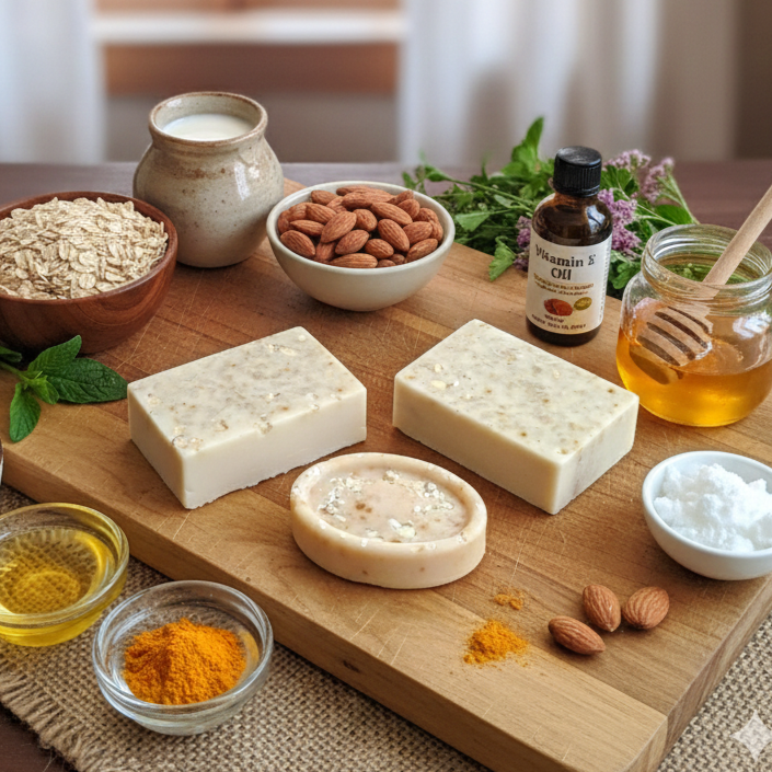 OATS & ALMOND OIL HERBAL SOAP