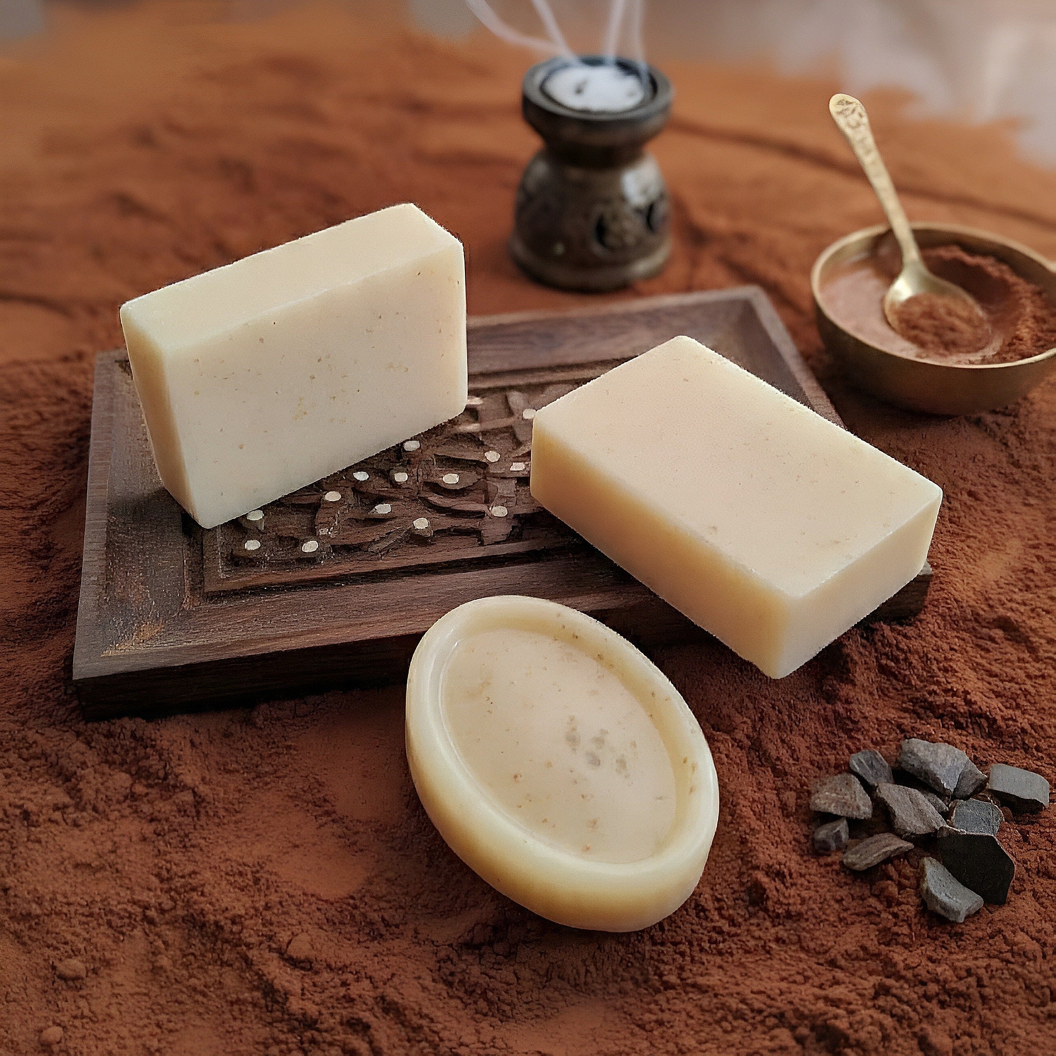 MULTANI MITTI HERBAL SOAP with OUD AROMA