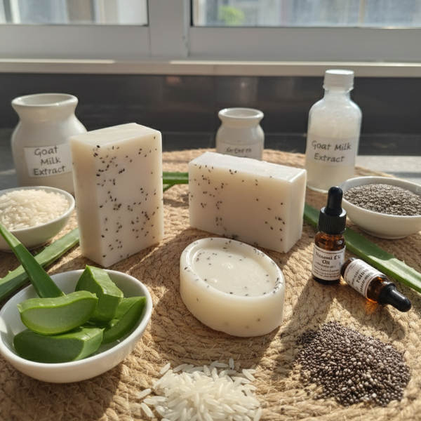 RICE & CHIA SEED HERBAL SOAP [Best Seller]