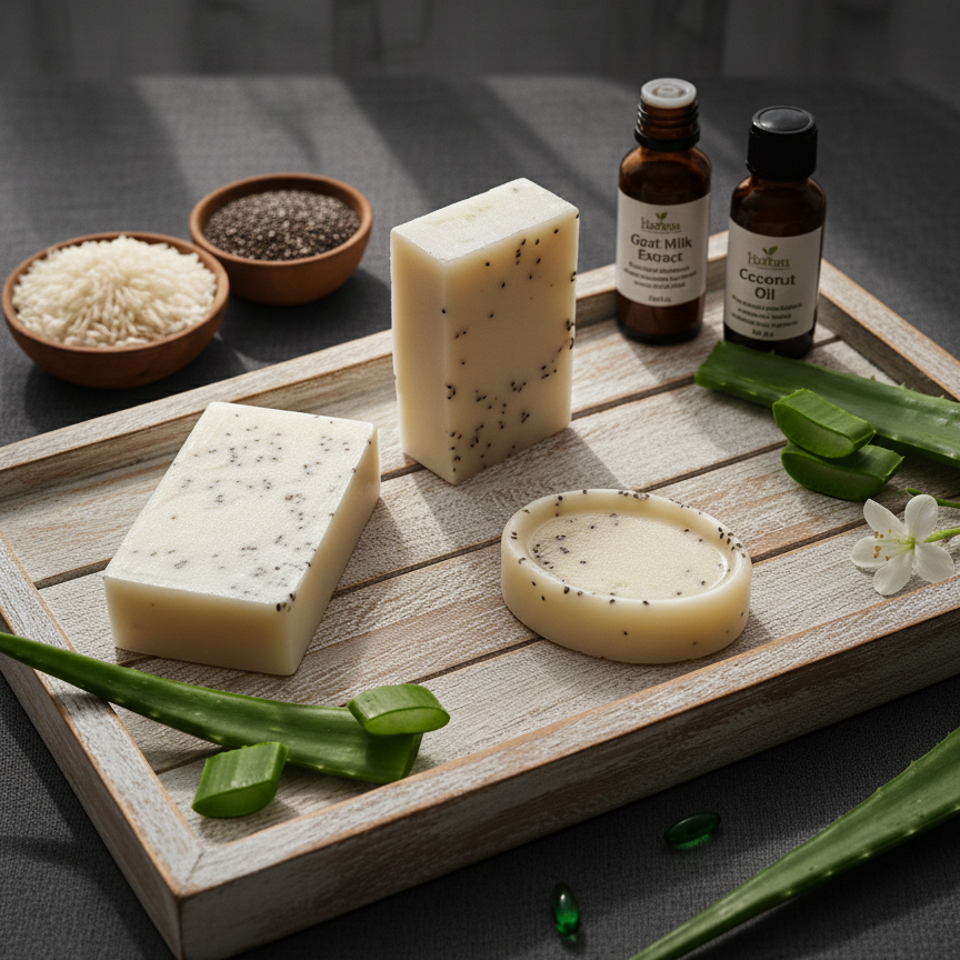 RICE & CHIA SEED HERBAL SOAP [Best Seller]