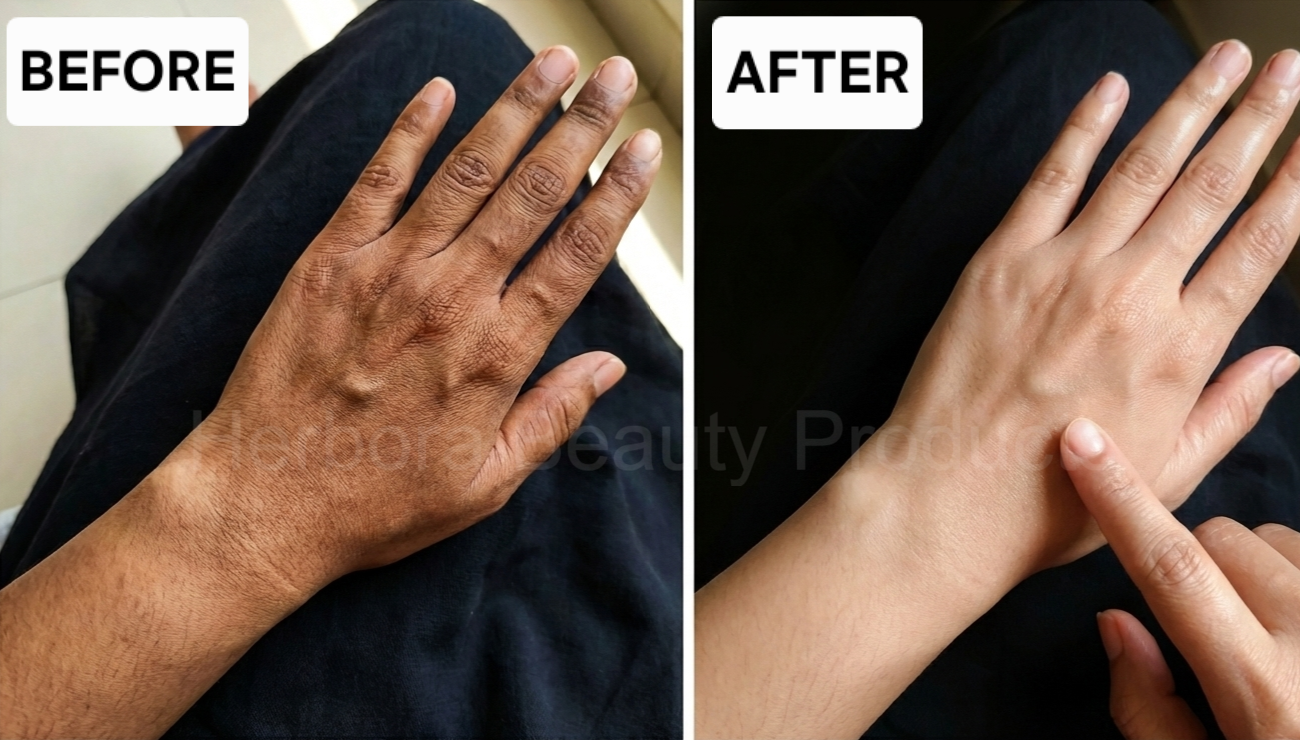 Before and after result