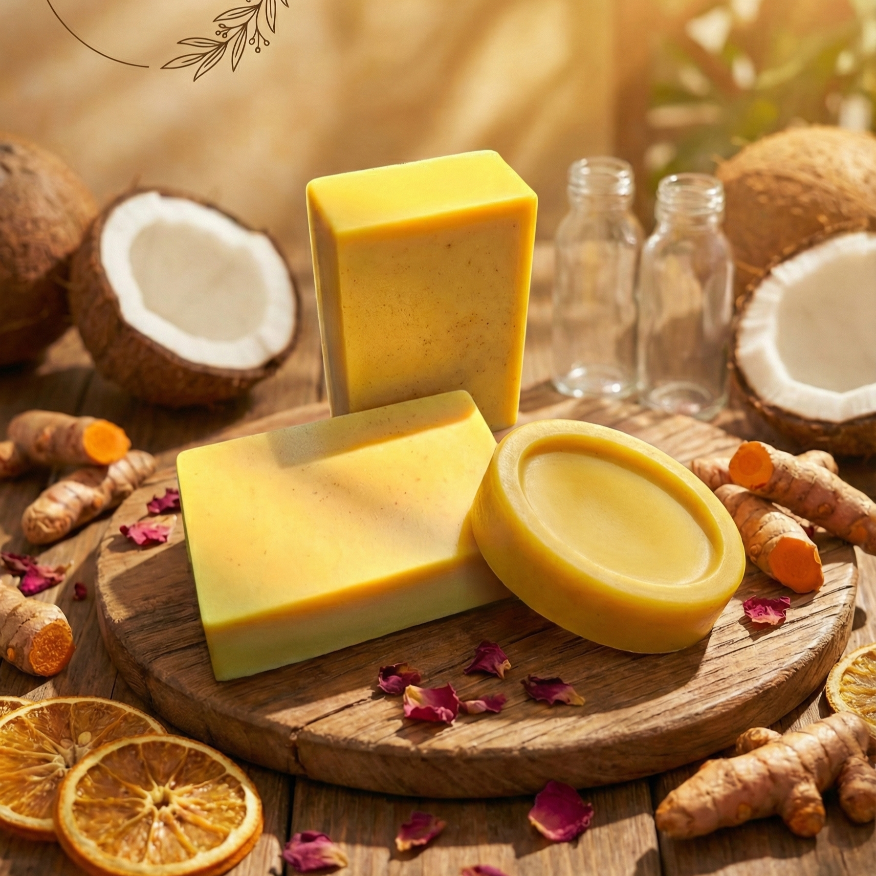 TURMERIC HERBAL SOAP for Pigmentation Control and Glow