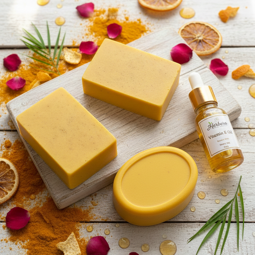 TURMERIC HERBAL SOAP for Pigmentation Control and Glow